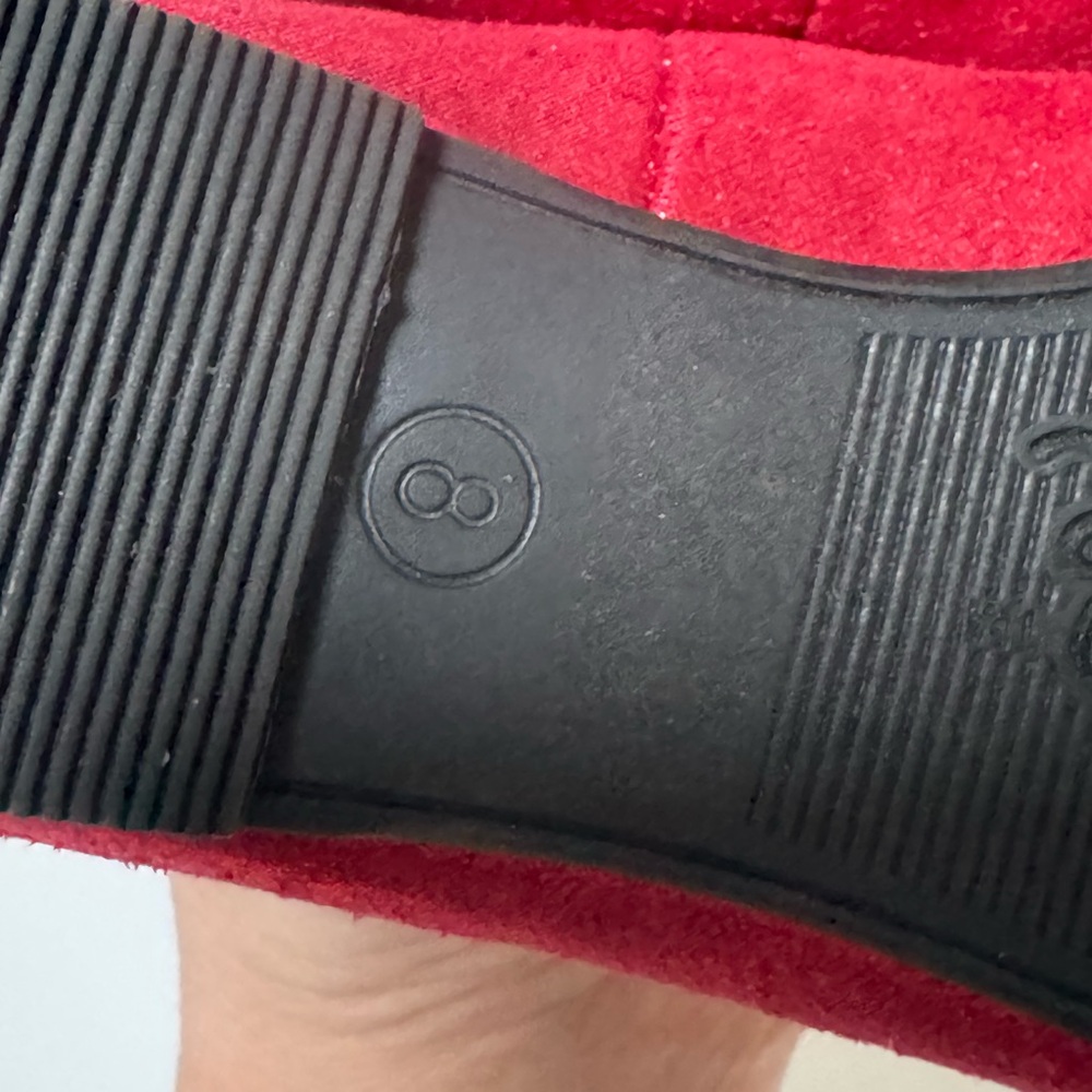 Cat & Jack Red Dress Shoes with Elastic Straps - Picture 5 of 7